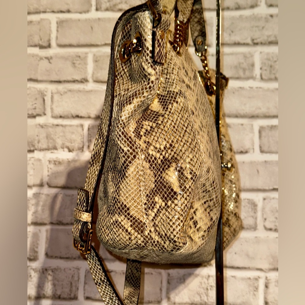 2 For 1 Michael Kors Python Bag And Matching Wall… - image 2